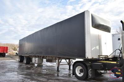 East 48x102 Tandem Axle Aluminum Curtain Side Trailer - Air Ride, Spread Axle