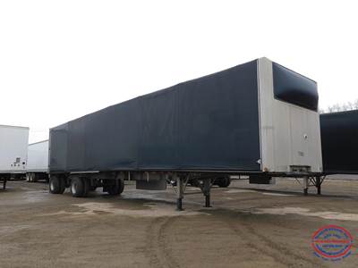 East 48x102 Tandem Axle Aluminum Curtain Side Trailer - Air Ride, Fixed Spread Axle