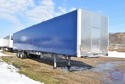 Hyundai 53x102 Tandem Axle Combination Curtain Side Trailer - Air Ride, Sliding Axle