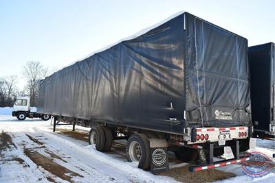 Transcraft 53x102 Tandem Axle Combination Curtain Side Trailer - Air Ride, Sliding Axle