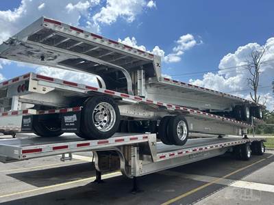 Extreme XS60 53x102 Aluminum Drop Deck Trailer - Air Ride, Sliding Axle
