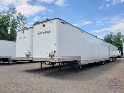 Great Dane (14) 53FT DROP FRAME VANS- W/ SIDE DOOR- DOCK LIFT Drop Frame Trailer