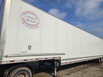 Hyundai (9) 53FT AUTO SPEC DFV- 48" POSTS- EXTRA SCUFF Drop Frame Trailer