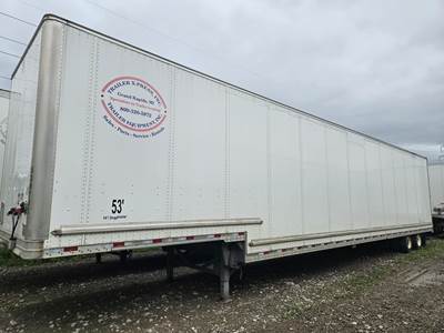Hyundai (9) 53FT AUTO SPEC DFV- 48" POSTS- EXTRA SCUFF Drop Frame Trailer