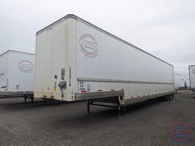 Stoughton (3) 53FT DROP FRAME VANS - ALUM ROOF- PLYWOOD LINE Drop Frame Trailer