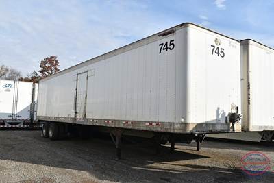 Great Dane 45 ft Dry Van Trailer - Roll up Door, Air Ride, Sliding Axle
