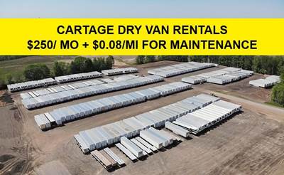 Hyundai (203) 53FT CARTAGE DRY VAN RENTALS Dry Van Trailer