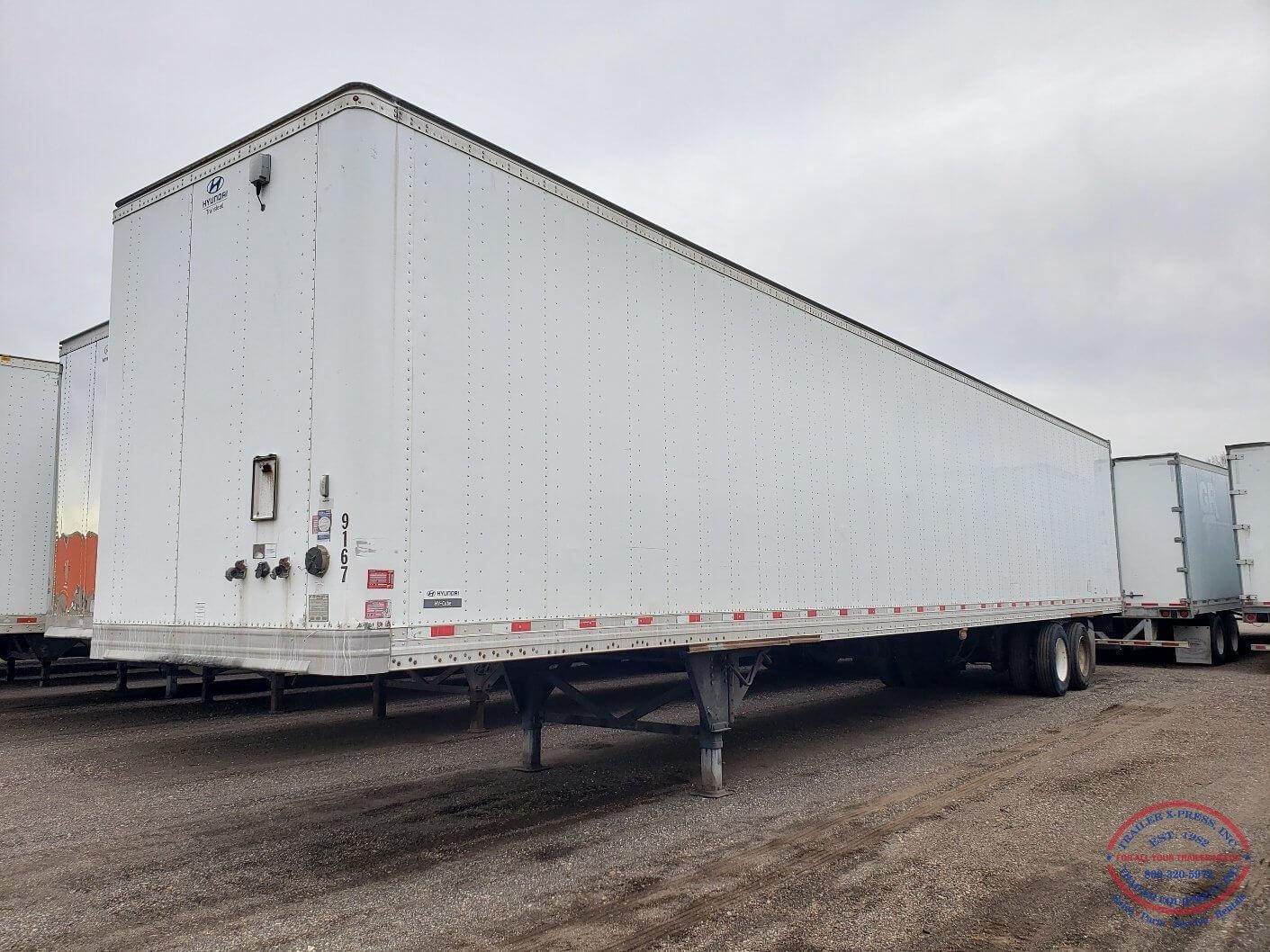 2016 Hyundai (3) 53FT DRY VANS - PLASTIC LINED W/ ALUM ROOF Dry Van ...