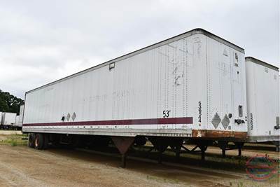 Hyundai 53 ft Dry Van Trailer - Swing Door, Spring, Sliding Axle