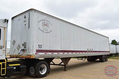 Hyundai 53 ft Dry Van Trailer - Swing Door, Spring, Sliding Axle