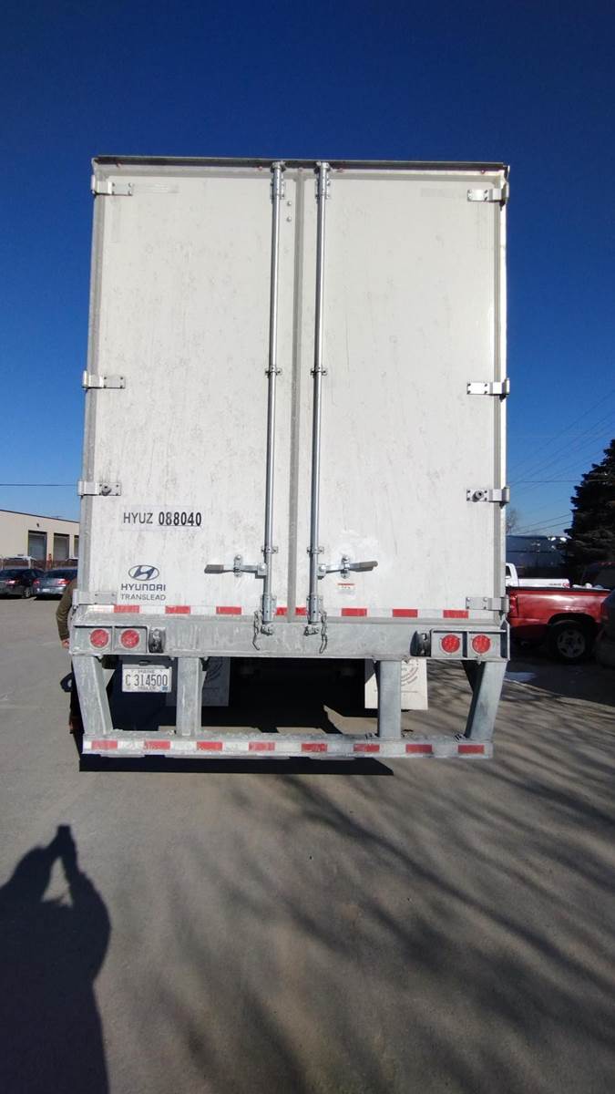 2024 Hyundai 53 ft Dry Van Trailer Swing Door, Air Ride, Sliding Axle