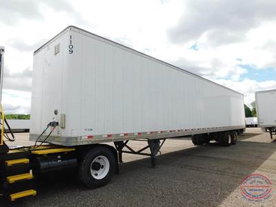 Hyundai 53 ft Dry Van Trailer - Swing Door, Air Ride, Sliding Axle