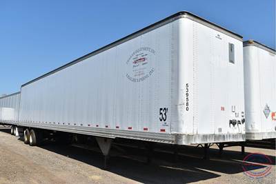 Hyundai 53 ft Dry Van Trailer - Swing Door, Air Ride, Sliding Axle