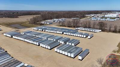 Hyundai 53 ft Dry Van Trailer - Swing Door, Air Ride, Sliding Axle