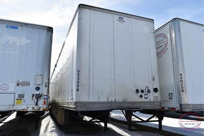 Hyundai HY-Cube 53 ft Dry Van Trailer - Swing Door, Air Ride, Sliding Axle