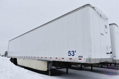 Hyundai HY-Cube 53 ft Dry Van Trailer - Swing Door, Air Ride, Sliding Axle