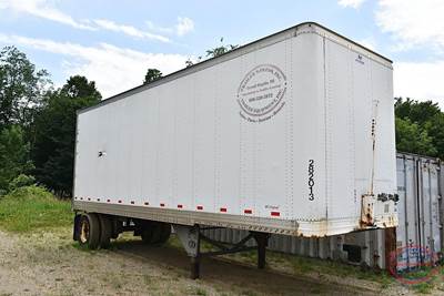 Hyundai HY-Cube 28 ft Dry Van Trailer - Roll up Door, Air Ride, Single Axle, Sliding Axle