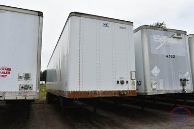 Hyundai HY-Cube 48 ft Dry Van Trailer - Roll up Door, Spring, Sliding Axle