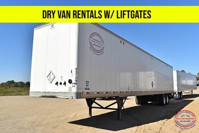 Hyundai HY-Cube 53 ft Dry Van Trailer - Roll up Door, Air Ride, Liftgate, Sliding Spread Axle