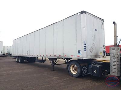 Stoughton 53 ft Dry Van Trailer - Swing Door, Air Ride, Sliding Axle