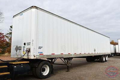 Stoughton 53 ft Dry Van Trailer - Swing Door, Air Ride, Sliding Axle