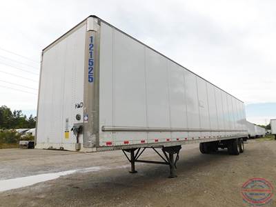 Stoughton Z-Plate 53 ft Dry Van Trailer - Swing Door, Air Ride, Sliding Axle