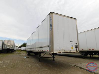 Stoughton Z-Plate 53 ft Dry Van Trailer - Swing Door, Air Ride, Sliding Axle