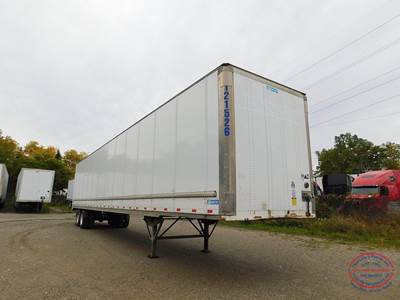 Stoughton Z-Plate 53 ft Dry Van Trailer - Swing Door, Air Ride, Sliding Axle
