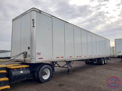 Wabash 53 ft Dry Van Trailer - Swing Door, Air Ride, Sliding Axle
