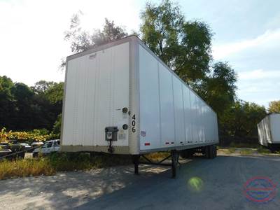Wabash 53 ft Dry Van Trailer - Swing Door, Air Ride, Sliding Axle