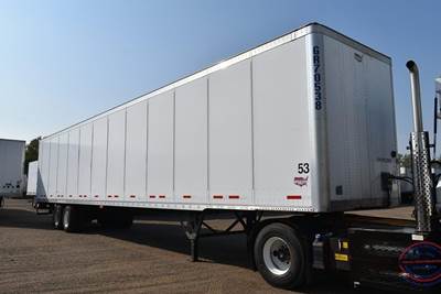 Wabash 53 ft Dry Van Trailer - Swing Door, Air Ride, Sliding Axle
