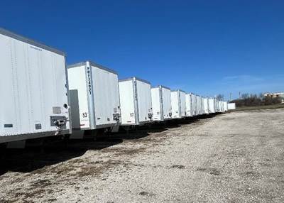 Wabash 53 ft Dry Van Trailer - Swing Door, Spring, Sliding Axle