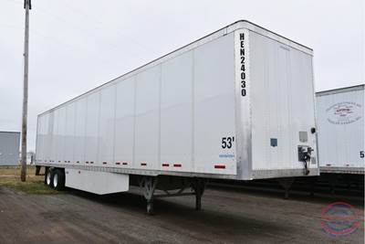 Wabash 53 ft Dry Van Trailer - Swing Door, Spring, Sliding Axle