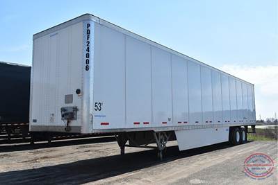 Wabash 53 ft Dry Van Trailer - Swing Door, Spring, Sliding Axle