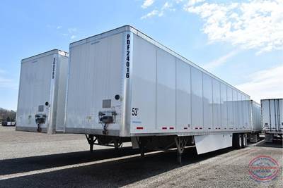 Wabash 53 ft Dry Van Trailer - Swing Door, Spring, Sliding Axle