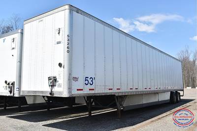 Wabash 53 ft Dry Van Trailer - Swing Door, Air Ride, Sliding Axle