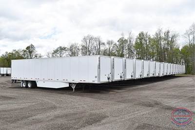Wabash 53 ft Dry Van Trailer - Swing Door, Spring, Sliding Axle