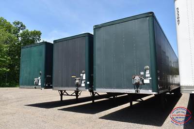 Wabash 53 ft Dry Van Trailer - Swing Door, Spring, Sliding Axle