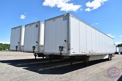 Wabash 53 ft Dry Van Trailer - Swing Door, Air Ride, Sliding Axle