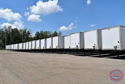 Wabash 53 ft Dry Van Trailer - Swing Door, Air Ride, Sliding Axle