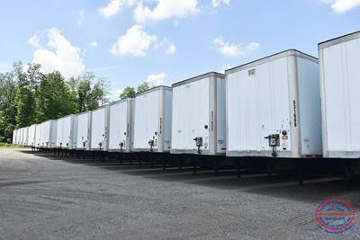 Wabash 53 ft Dry Van Trailer - Swing Door, Air Ride, Sliding Axle