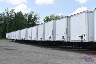 Wabash 53 ft Dry Van Trailer - Swing Door, Air Ride, Sliding Axle