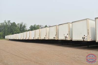 Wabash 53 ft Dry Van Trailer - Swing Door, Air Ride, Sliding Axle