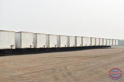 Wabash 53 ft Dry Van Trailer - Swing Door, Air Ride, Sliding Axle