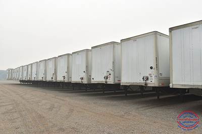 Wabash 53 ft Dry Van Trailer - Swing Door, Air Ride, Sliding Axle