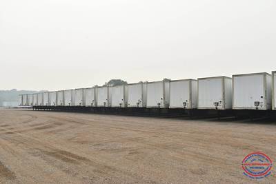 Wabash 53 ft Dry Van Trailer - Swing Door, Air Ride, Sliding Axle