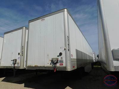 Wabash 53 ft Dry Van Trailer - Swing Door, Air Ride, Sliding Axle