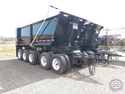 E-Pak (2) 20FT END DUMP TRAILERS W/ DOLLY End Dump Trailer