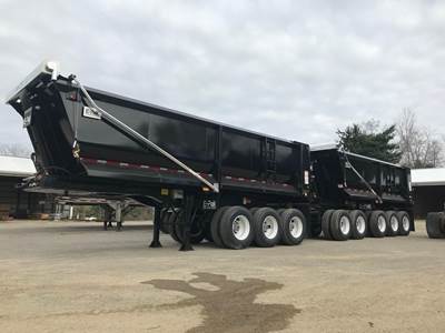 E-Pak 24 ft End Dump Trailer - Tri Axle, Spring