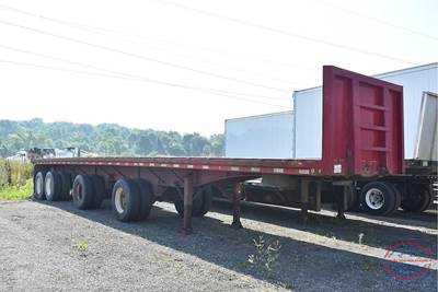 Dorsey 45x98 Quad Axle Steel Flatbed Trailer - Spring, Fixed Axle